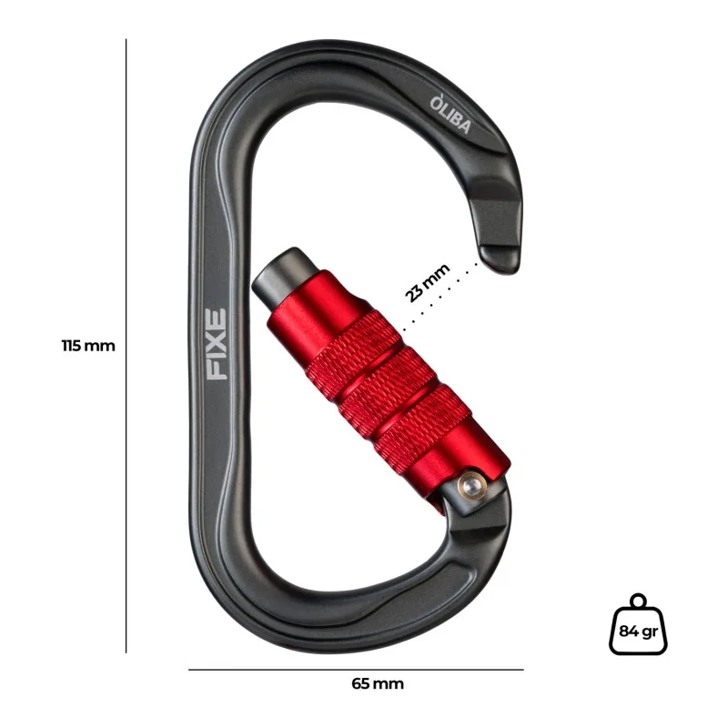 Mosqueton Simetrico Oliva Twistlock Fixe - Imagen 2