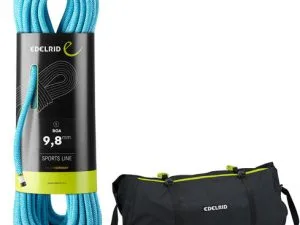 Cuerda Escalada Boa 9,8 Edelrid + Bolsa Cuerda