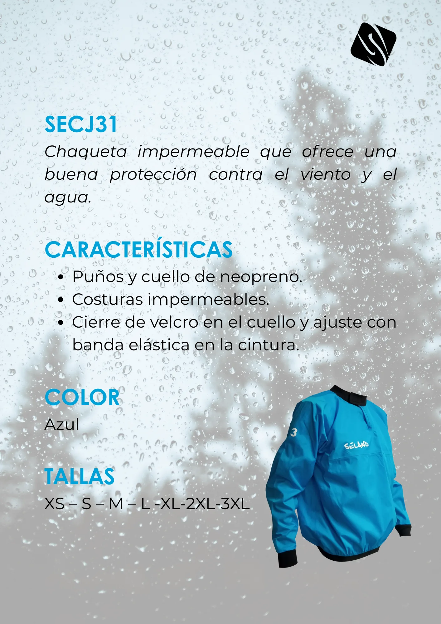 Chaqueta Impermeable Seland - Imagen 2